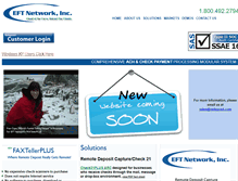 Tablet Screenshot of eftnetwork.com